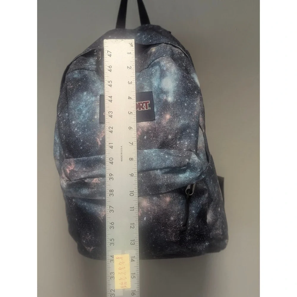 JanSport Galaxy Print Backpack Unisex OS Blue Purple Good Cosmic SuperBreak